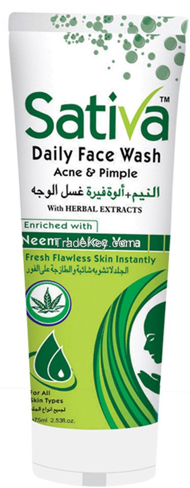 Sativa Acne & Pimple Face Wash