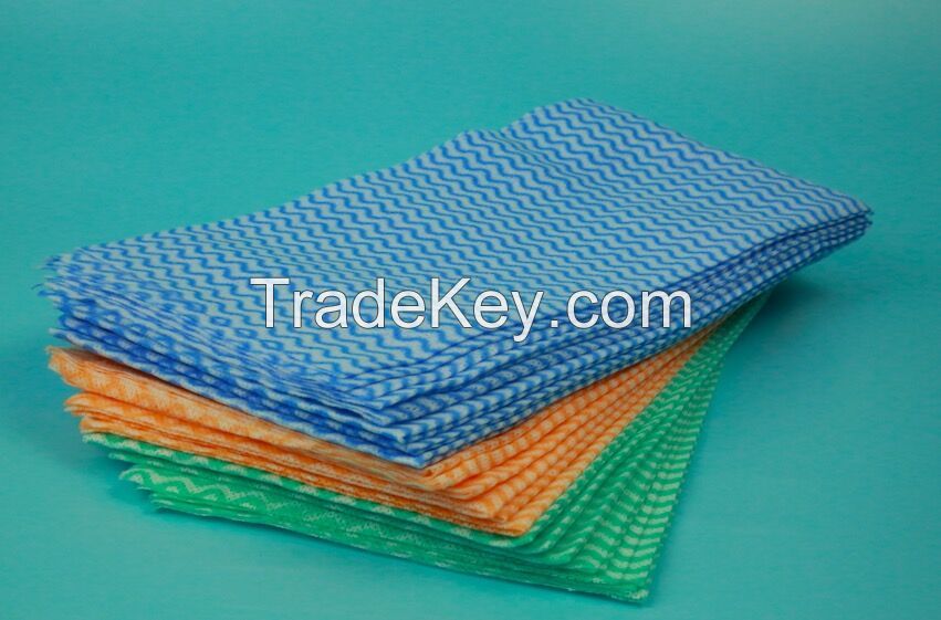 Kitchen use spunlace non-woven fabric