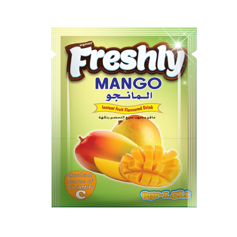 Ognar Freshly Fruit Flavored Instant Powder Drinks