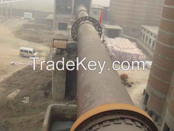 cement rotary kiln process