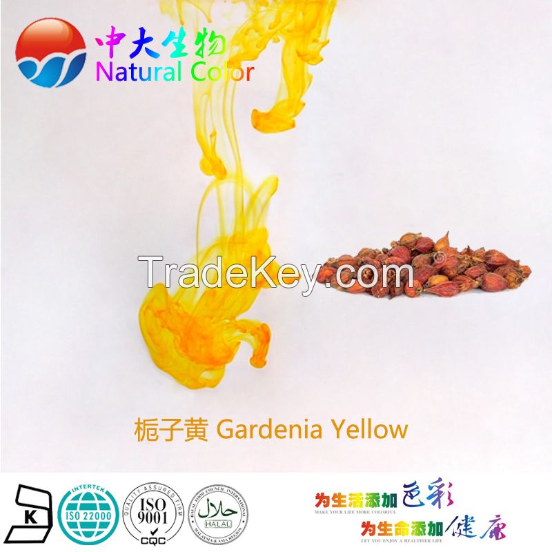 natural food color gardenia yellow pigment supplier