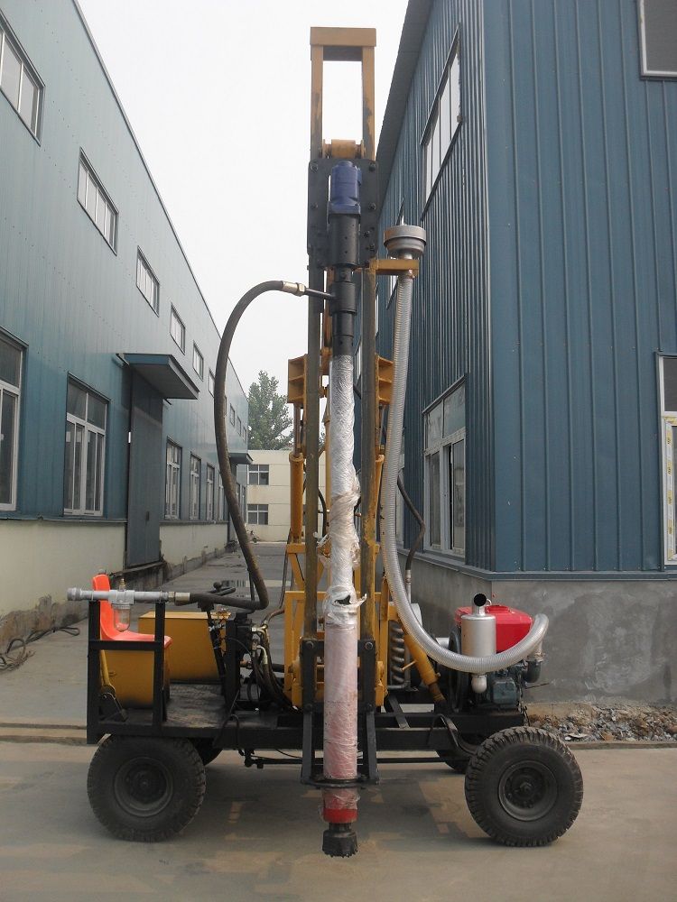 Hard construction site used Rock drilling machine