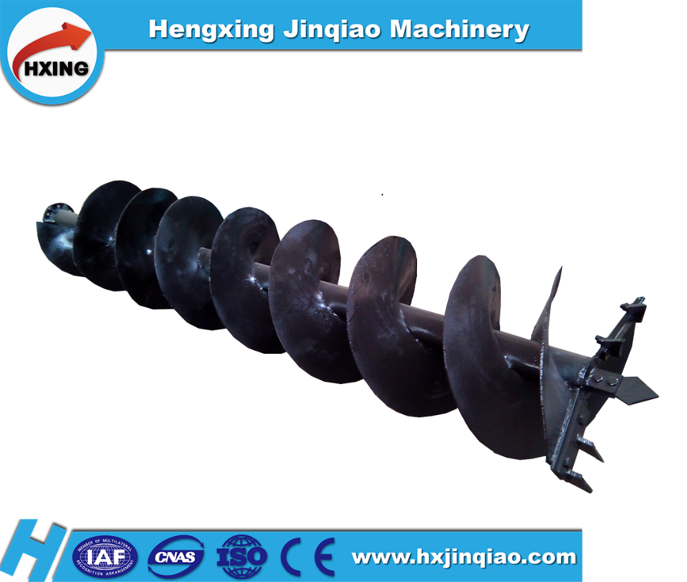 Auger drill unit for pile driver used in civil construction