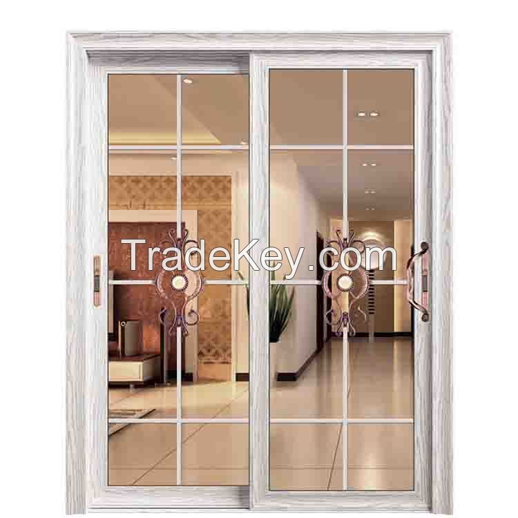 cheap house aluminium large glass doors windows model in house for sale