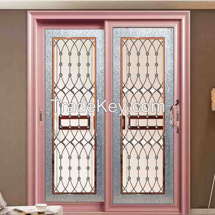 Lowcost glass bathroom aluminium door windows