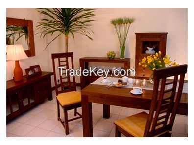 Teak wood furniture dining room set