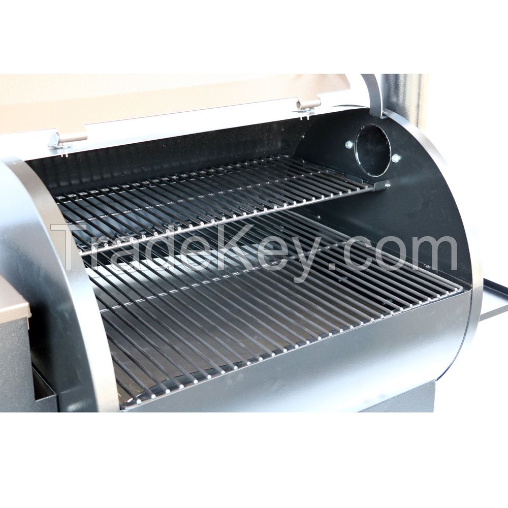 Commercial Wood Pellet Smoke Grill with PID Controller/BBQ-07E