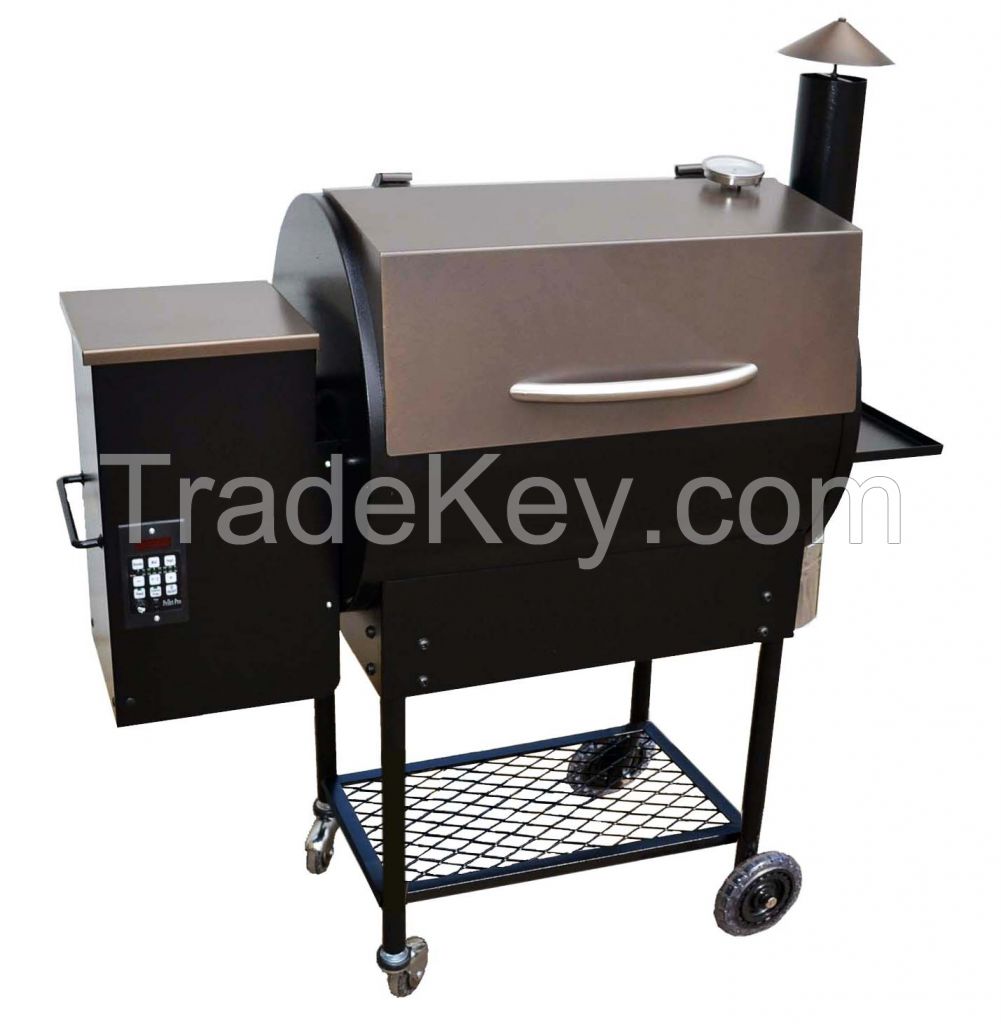 Commercial Wood Pellet Smoke Grill with PID Controller/BBQ-07E