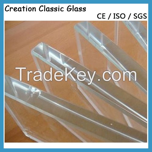3.2mm 3mm Tempered Ultra Clear Solar Glass with En12150