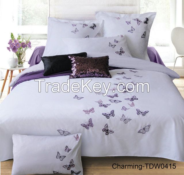 Lovely butterfly duvet cover,duvet cover set,bedding set