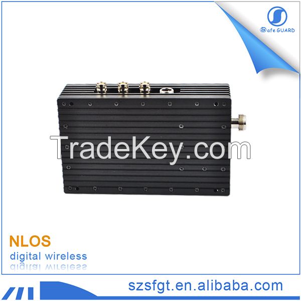 3km/100km wireless COFDM NLOS long range uav video transmitter