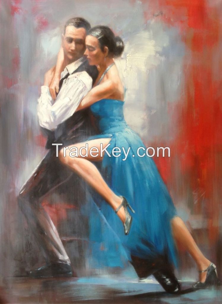 Dancing lovers-reproduction of Fabian Perez