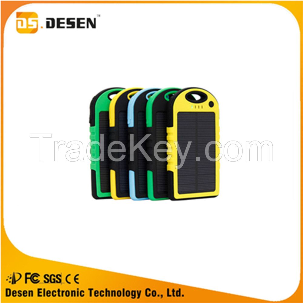 5000mah solar power bank