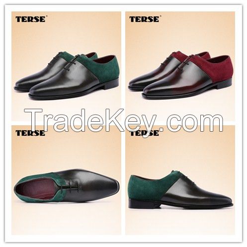 100% Handmade Genuine Leather Business Shoes Men Casual Flat Shose Leather Men Shoes Oxfords Shoes