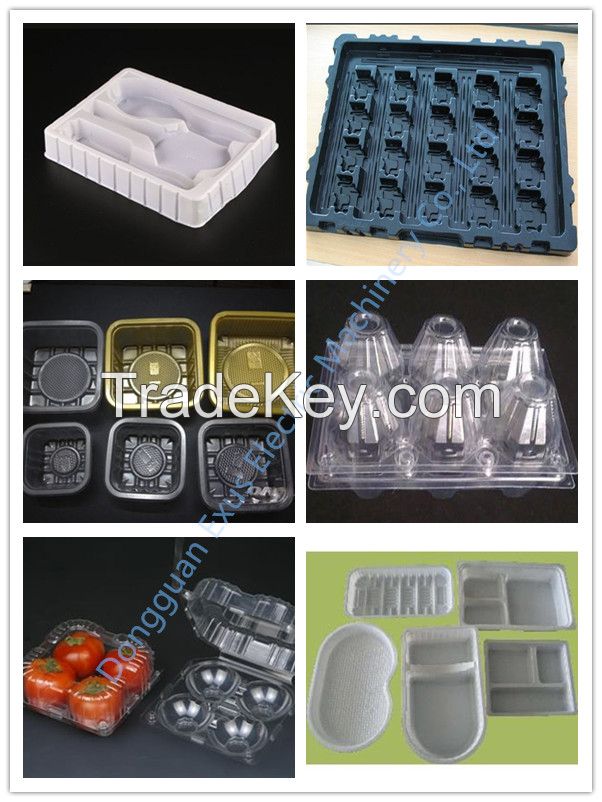 High Speed Plastic Blister Pack/ Packing/Packaging Trays Box Container Automatic Vacuum Thermo Forming Machine 