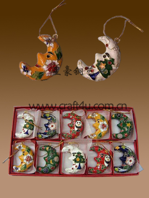 cloisonne Christmas decoration