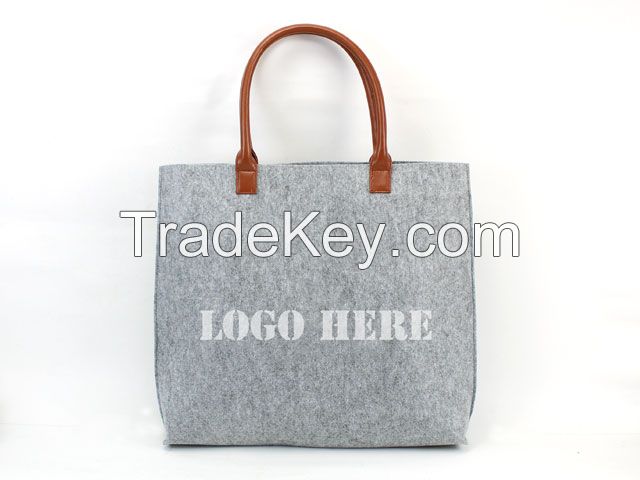 PROMOTION GIFT FELT SHOPPING TOTE BAG 