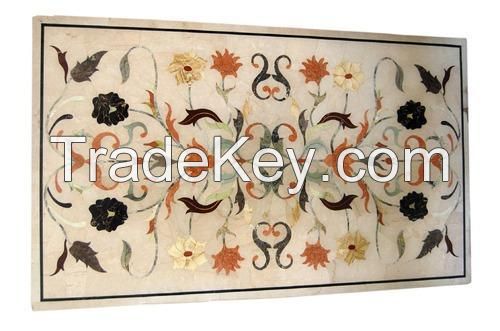 Inlay table tops