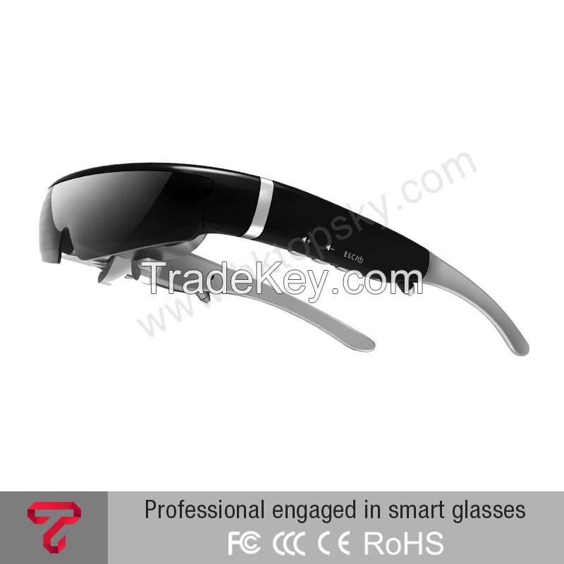 98 Inch 16:9 wide Screen Virtual Display 3D Video Glasses Movies on Portable Eyewear Screen Support 1080p