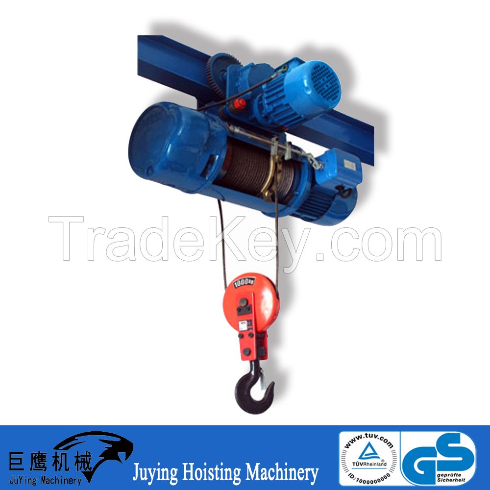 Heavy duty CD1 type electric hoist crane