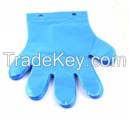 HDPE/LDPE pe glove , disposable plastic glove