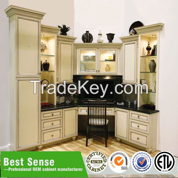 Chinese manufacturer kitchen cabinet plate rack wood kitchen pantry cu