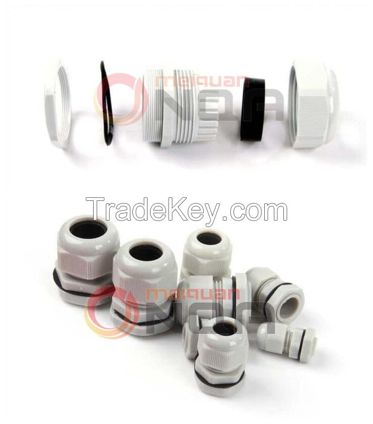 M20 Nickel Plated Brass Cable Gland/Nylon Cable Glands PA66/PP Metal