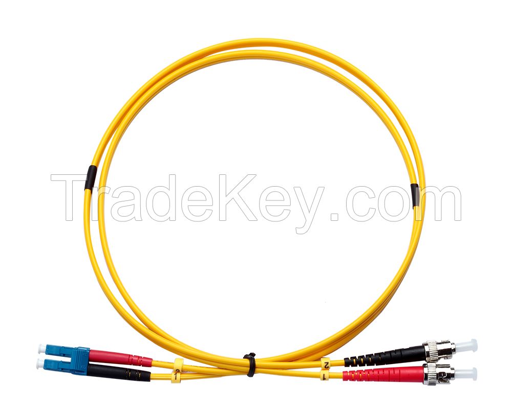 Steel Armored OS2 9/125 Single Mode Fiber Optic Patch Cable