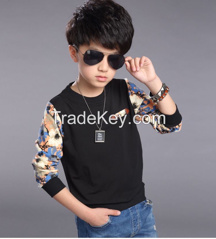 YQ006 boys long sleeve t-shirt