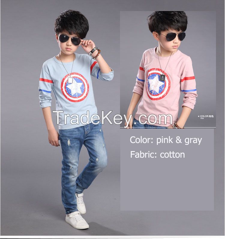 BOYS' long-sleeve t-shirt