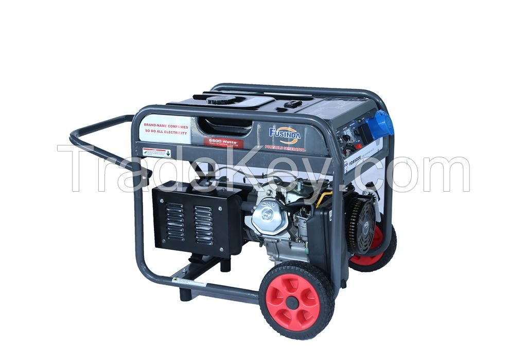 Portable Gasoline / Petrol Generator 5kw Genset with key start