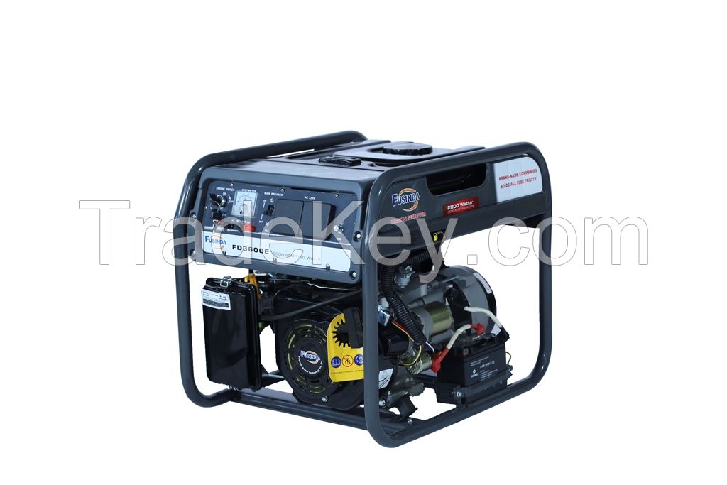 Fusinda 2kw electric start petrol generator with SASO certificate generator