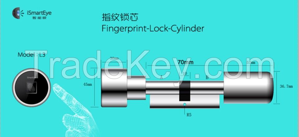 Fingerprint Lock--L3 Cylinder Fingerprint Remoter and Mobile Door