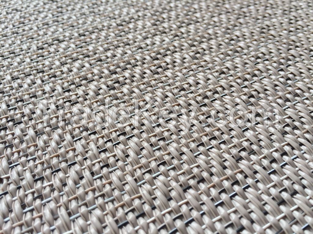 PVC woven floor covering