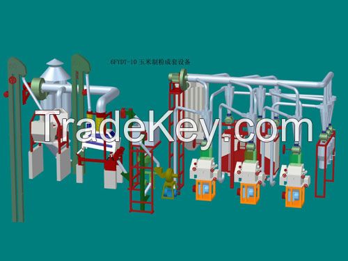 10mt per day corn flour milling machinery