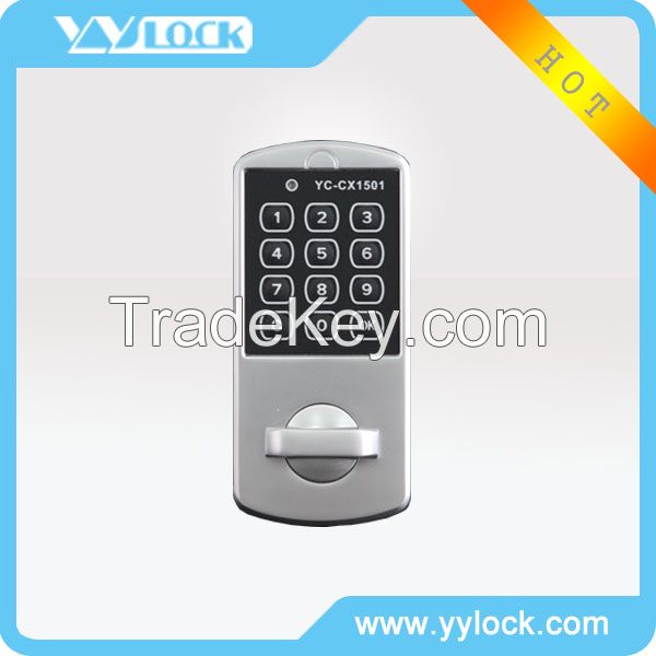 Keyless electronic cabinet lock file lock