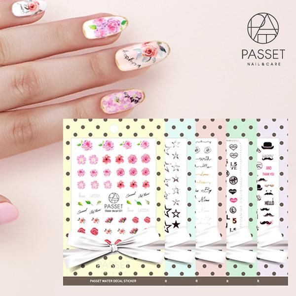 Passet Waterdecal Nail Art Sticker