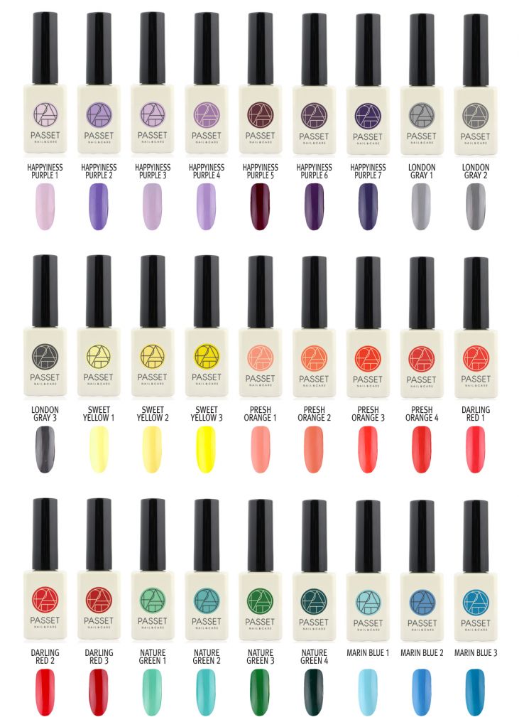 Passet Gel Nail Polish Collections