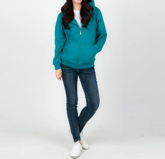 Full-zip hoodie sweatshirt