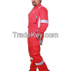 Workwear, Safety Cloths, Coverall with reflector