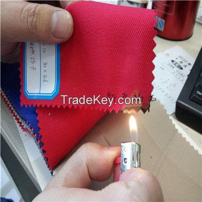 cotton 32*21/133*80 240grames flame retardant fabrics