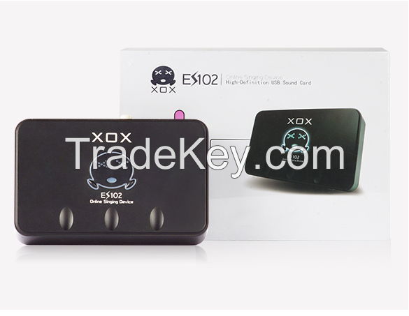 XOX ES102 USB Audio Interface for Computer Karaoke Recording Gaming