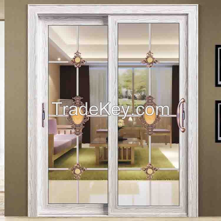 thermal shield sliding aluminium doors double glazed