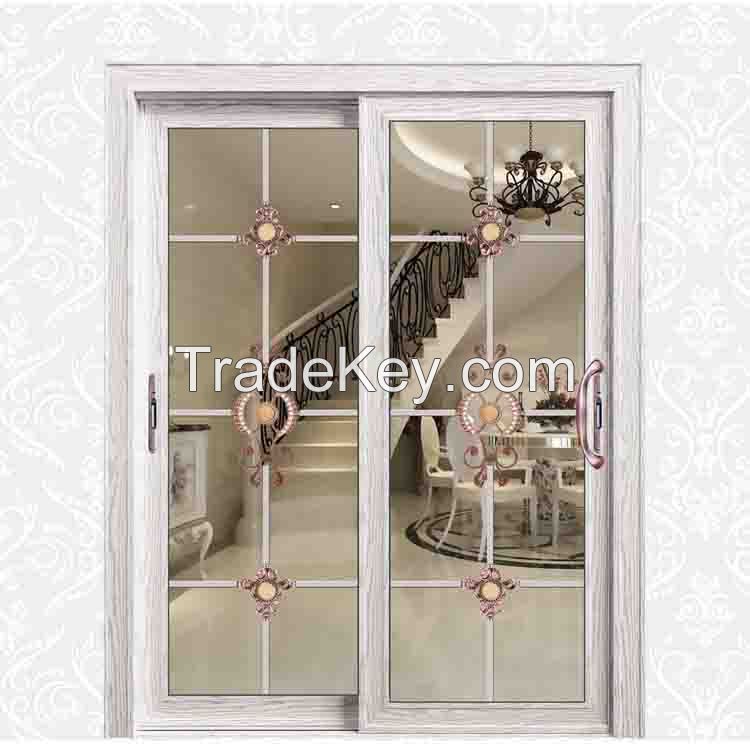 thermal shield sliding aluminium doors double glazed