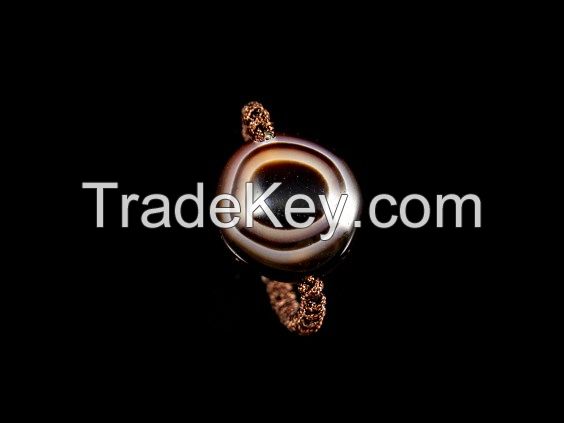 Wholesale Jewelry Luk Mik Tabular Beads Goat&#039;s Eye