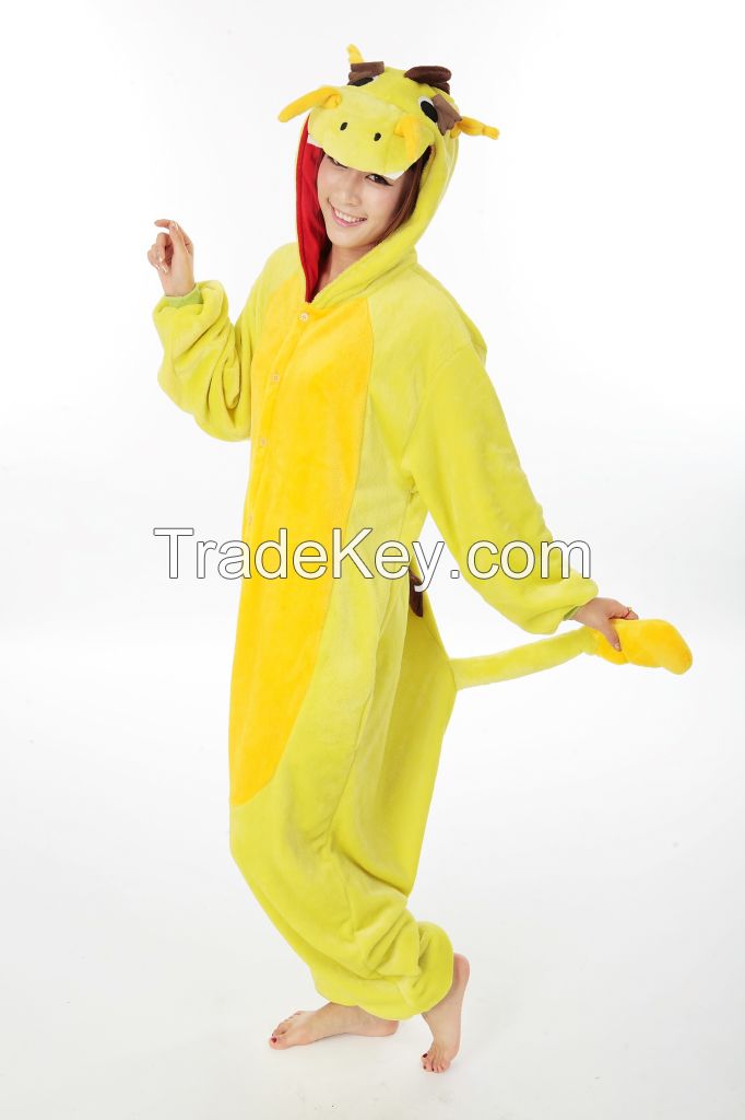 onesie adult yellow china dargon