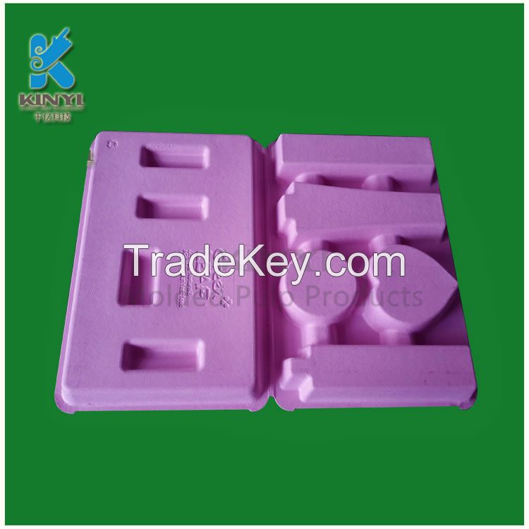 Eco-Friendly Paper Pulp Molded Skin Care Packaging/ Organic Cosmetic Packaging