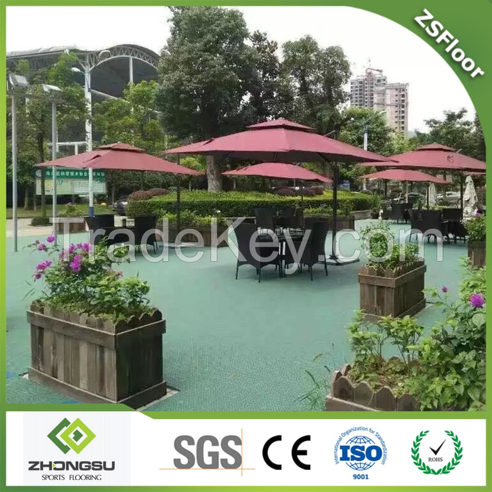 golden pp interlocking outdoor sports flooring for volleyball tennis court