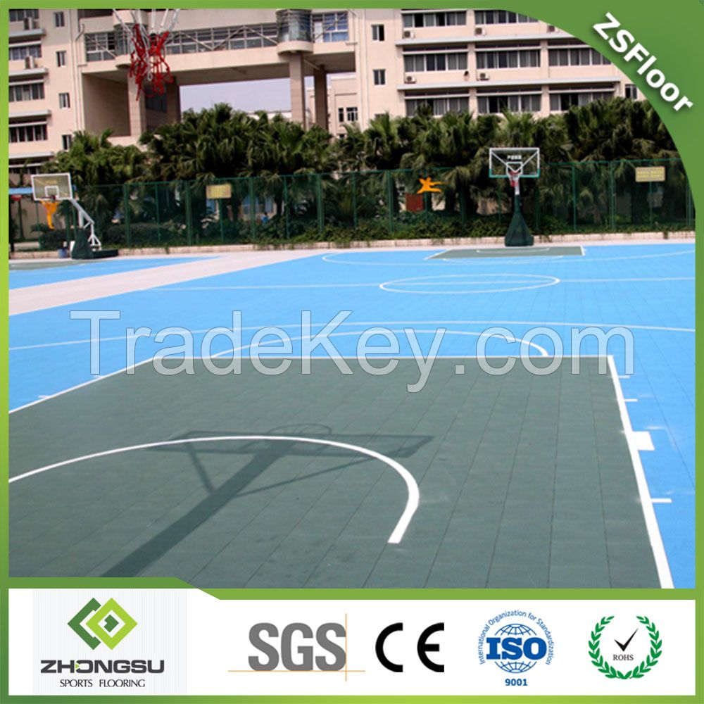 Basketabll court flooring