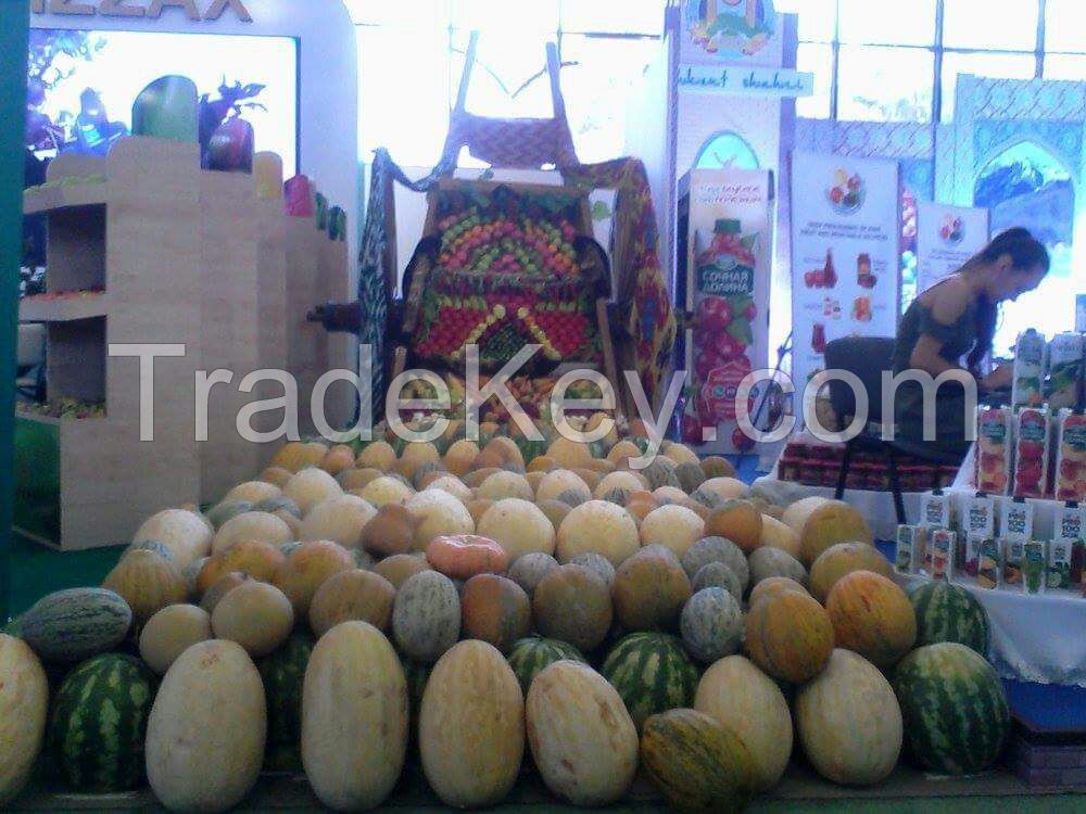 Vegetables and fruits from Uzbekistan